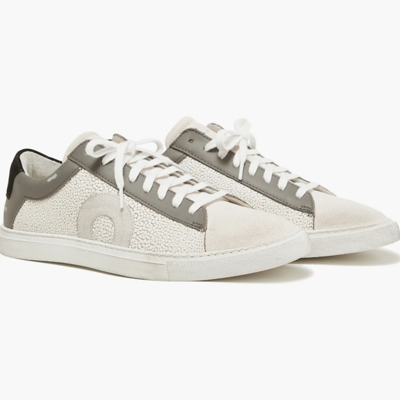 Oliver Cabell Gray and White Sneakers - Picture 12 of 12
